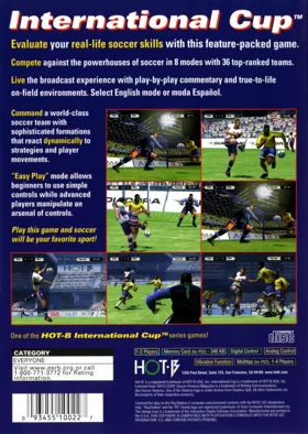 Soccer America - International Cup box cover back